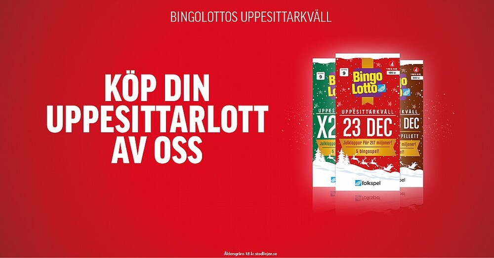Bingolotto Uppesittarkväll